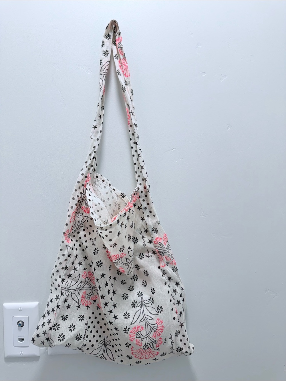 free people movement linen shoulder bag